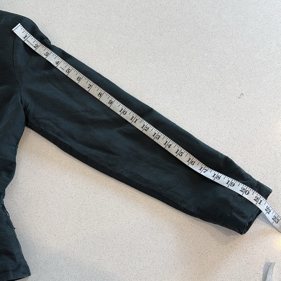 Savigo Black Silk Jacket Size M - Picture 8 of 9